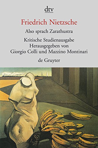 Also sprach Zarathustra I - IV. Herausgegeben v... [German] 3423301546 Book Cover