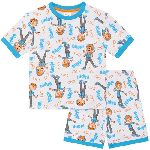 Blippi Unisex 100% Combed Cotton Short Pyjamas 3-4 years