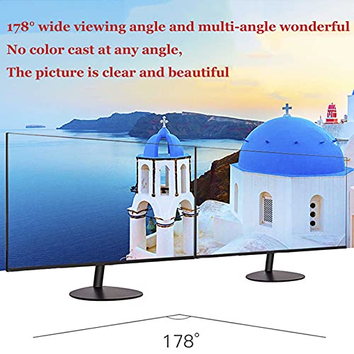Image of 24-inch Flat Surface Computer Monitor Full Hd (1920x1080p) Ultra-Thin Led LCD Wide Monitor Non-Flicker Screen Low Blue Light with Hdml and Vag Interfaces