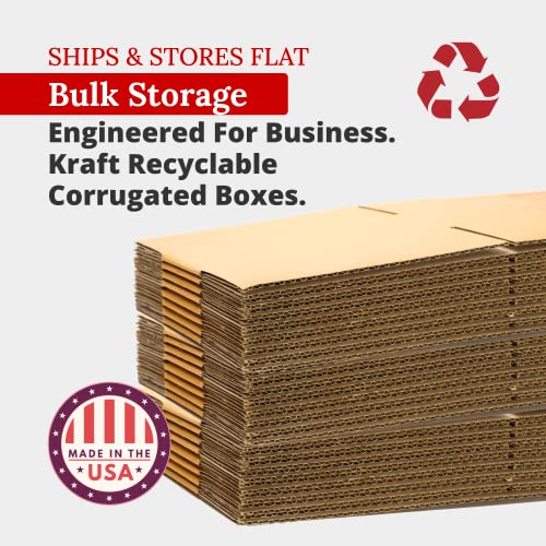 Image of PARTNERS BRAND 14 x 14 x 14 Corrugated Cardboard Boxes, Medium 14 inchL x 14 inchW x 14 inchH, Pack of 50 | Shipping, Packaging, Moving, Storage Box for Home or Business, Strong Wholesale Bulk Boxes