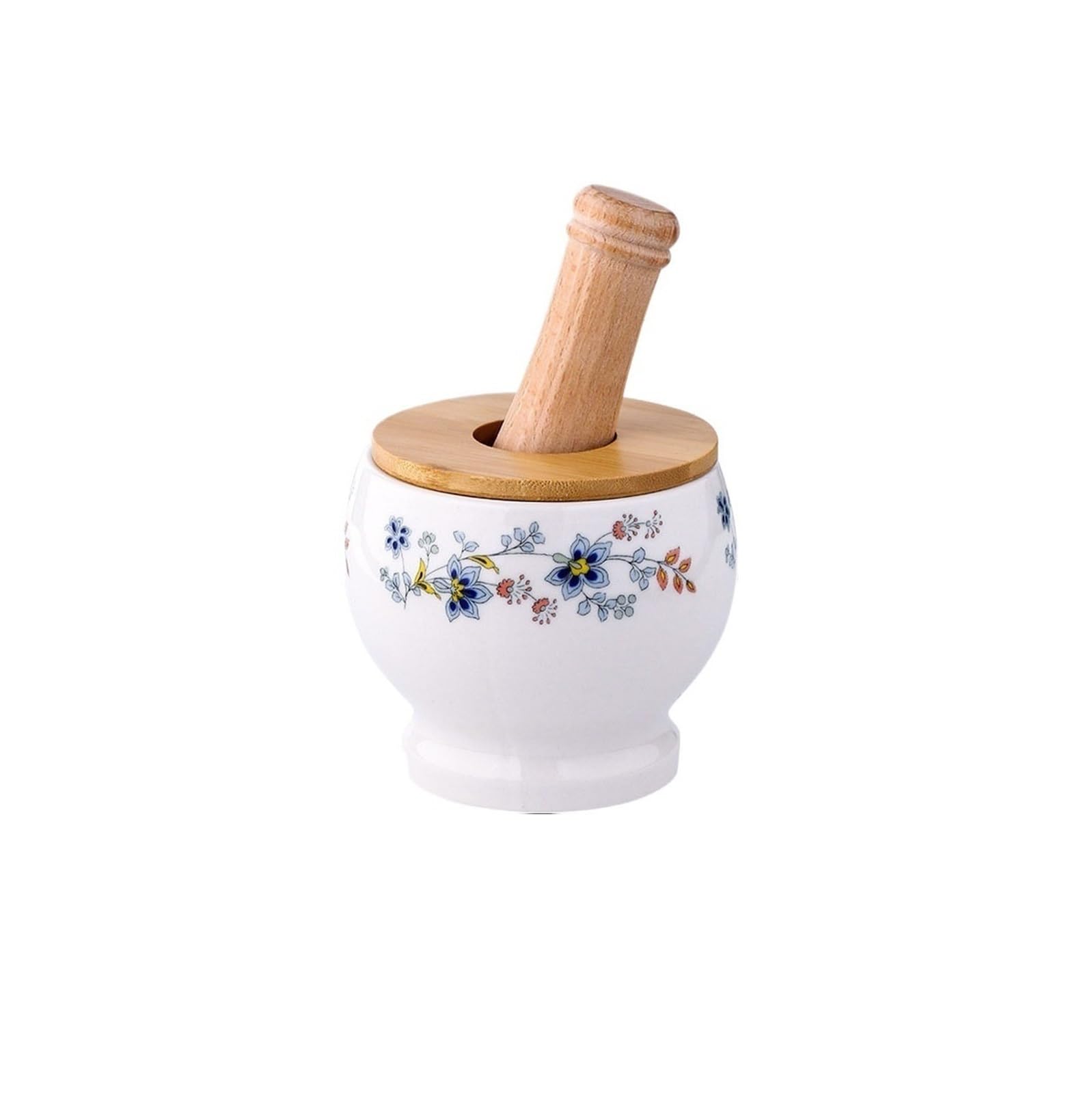Dh2yjnbf3 One Color Mortar And Pestle Set Mortar Or Pestle With Lid For Grinding Garlic Spices Kitchen Tool Herb Crusher