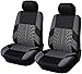 Car Seat Covers for Jeep Grand Cherokee WJ 1999-2004, All Weather Protectors Nonslip Scratch Resistant Seat Cover Interior Accessories,Grey