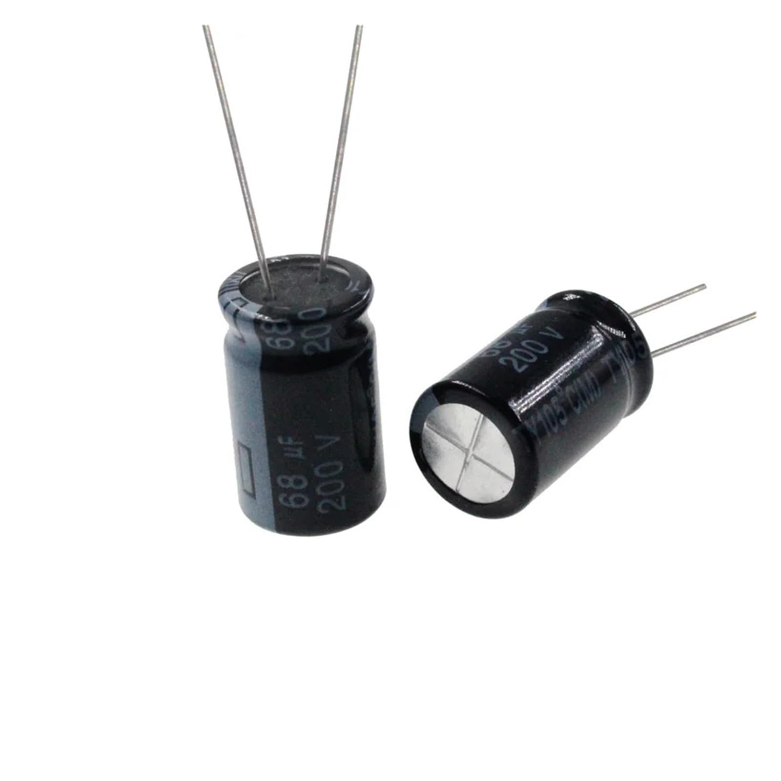 68uF 200V condensateur électrolytique radial pour filtrage et tension stable