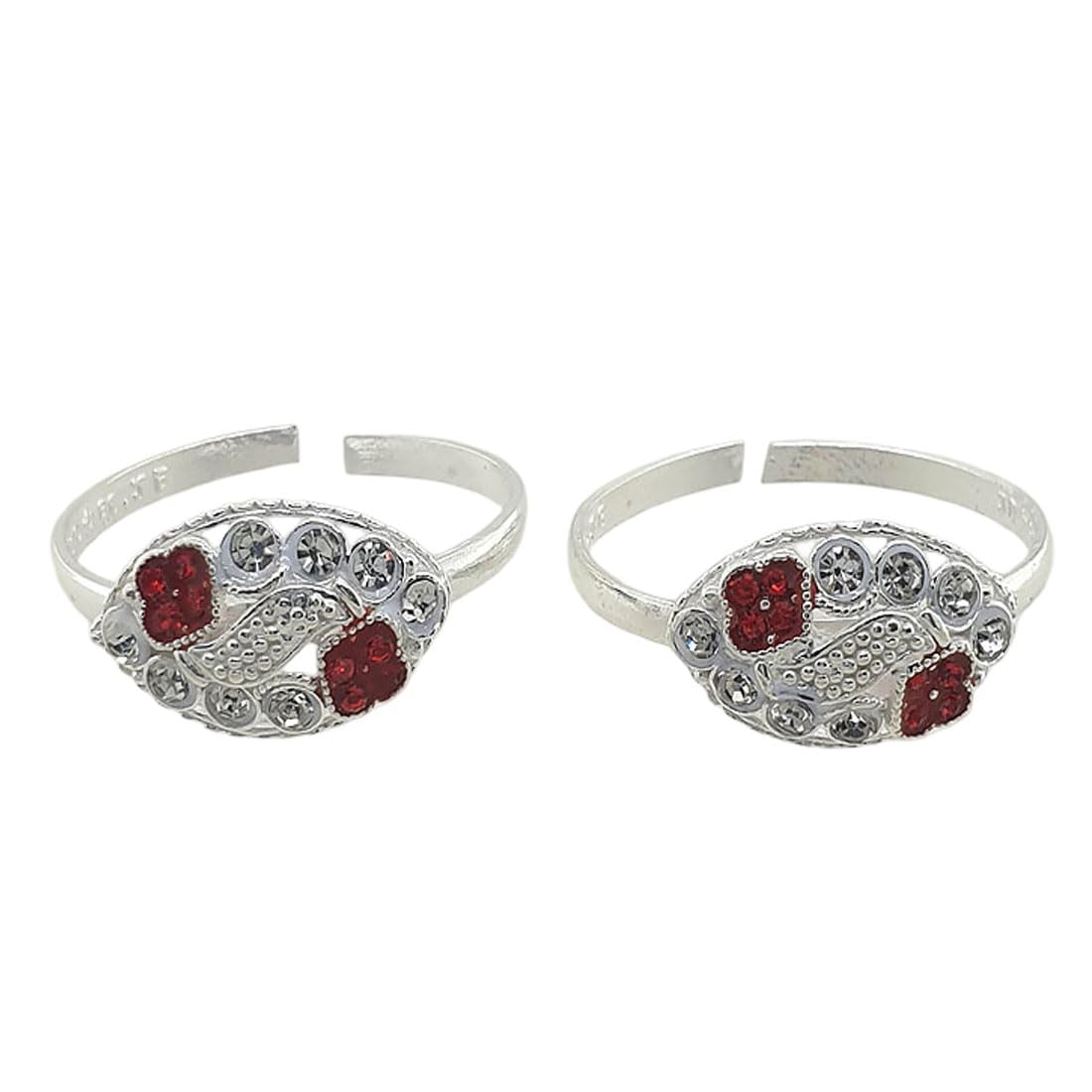 Bvm Gems 925 Sterling Silver (Pure Chandi) Designer Pattern Leg Thumb Toe Ring Bichhiya For Women - Pack in Pair (6.840) Grams-image-9