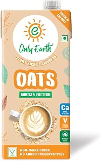 Only Earth Oats Drink Barista Edition | Unsweetened Drink | Lactose Free | Preservatives Free | Plant Based | Dairy Altern... Price In India