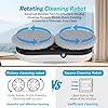 Robot Nettoyeur Vitre, 5600Pa Robot Laveur de Vitre Automatique avec Double Pulvérisation d'eau, Télécommande, Système de Sécurité, Navigation Intelligente, pour Fenêtres Intérieures et Extérieures #2