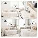 WEYOND Chenille Sofa Überzug waschbar Sofa Cover mit Quasten, haustierfreundliche Sofabezug & Couch Überwurf & Sofahussen für Sektionalsofa, Loveseat, 2/3/4-Sitzer (180 x 300 cm, Khaki)