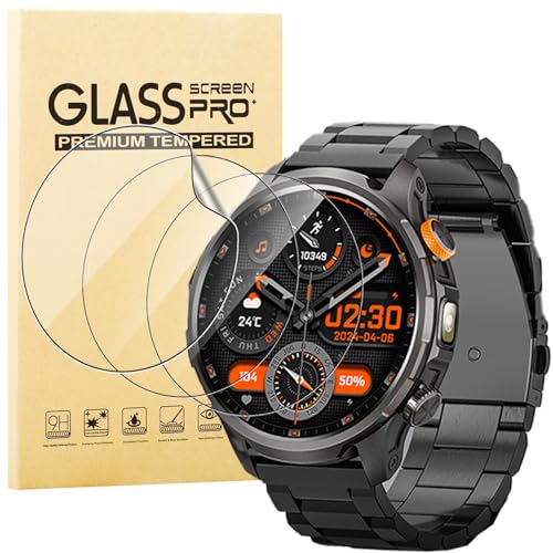 KUSINHOKA 3 Pezzi Pellicola Protettiva per DEKELIFE AK90/BANLVS AK90 1.91 Pollici, HD Trasparente Anti-Graffio Protezione Schermo, Senza Bolle, Soft TPU Pellicola Protettivo