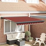 【Protection Solaire Optimale】 Profitez d'une ombre rafraîchissante grâce à la toile polyester traitée PU résistante aux UV. Ce store banne protège efficacement votre terrasse ou balcon des rayons nocifs du soleil, tout en offrant une température agréable.