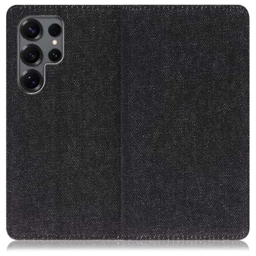 LOOF DENIM Galaxy S25 Ultra P[X Jo[ 蒠^ X}zP[X 蒠^P[X J[h[ }Olbgt fj xgȂ [ubN]