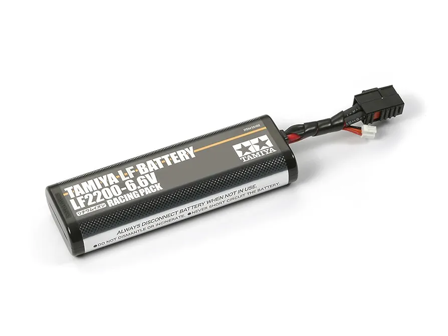 タミヤ リフェバッテリー LF1100-6.6V M-SIZE AC充電器付き タミヤ バッテリーと充電器シリーズ タミヤ LF-6.6Vバッテリー
