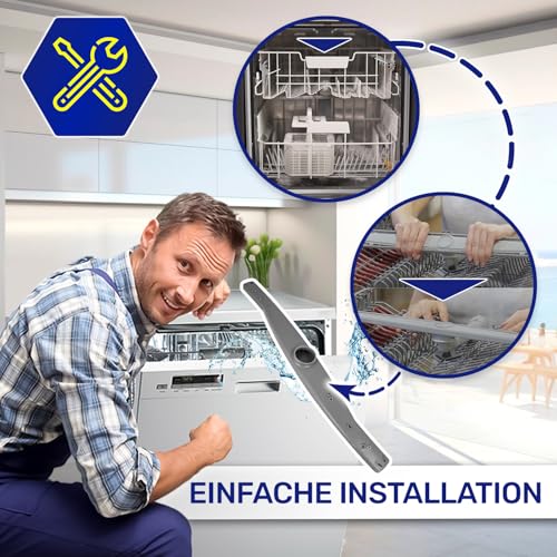 Oberer Sprüharm für Geschirrspüler 450 mm mit dem Originalcode 111894910/4 1118949104 für AEG Spülmaschine für Electrolux - MADE IN EU - Garantie 10 Jahre - MONTERAL