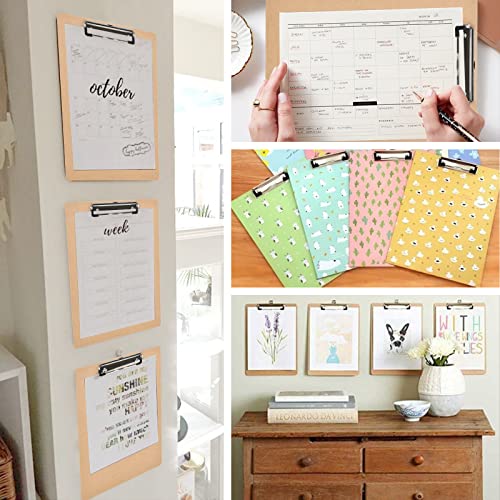 Clipboards Letter Size Office Clipboard 28 Pack for Standard A4 Paper, ECO Friendly Hardboard with Low Profile Clip for Office, School, Classroom, Hospital Supplies (9 x 12.5 Inch) - Thumbnail 7