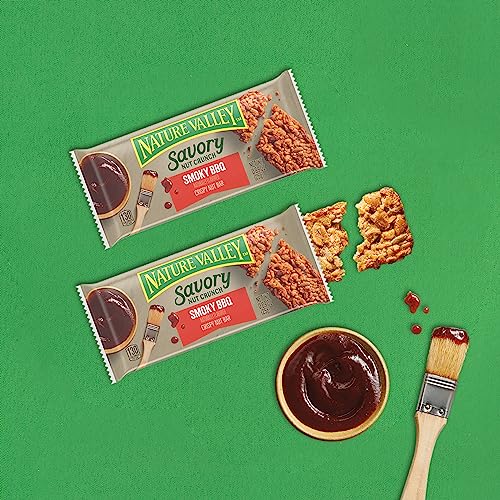 Image of Nature Valley Savory Nut Crunch Bars, Smoky BBQ, 0.89 oz, 5 bars (Pack of 2)