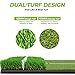 Golfguru Golf Mat 5x4ft-16mm Thickened Dual Turf Golf Hitting Mat with Alignment Aid, Dense Elite Mats Practice Outdoor Indoor, Chipping Training Matt for Backyard Garage Driving Simulators