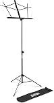 On-Stage Stands SM7122BB Folding Music Stand with Carrying Bag - Black