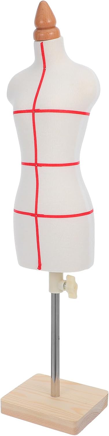 Scale Female Mannequin Dress Form for Precise Clothing Design and Teaching Tool Realistic Proportions Miniature Tailor Dummy for Sewing Draping and Fashion Practice