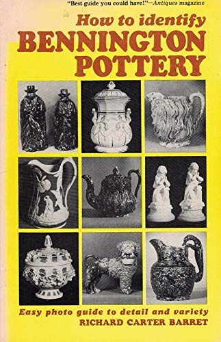 How to Identify Bennington Pottery 0828901937 Book Cover