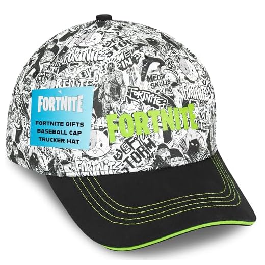 Get Trend Fortnite Casquette Enfant Ado à Visière avec Sangle Réglable Accessoires Vacances Protection Solaire Cadeau Garçon (6-14 Ans, Fortnite Casquette Noir)