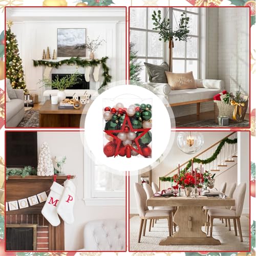Boules de Noël pour sapin : kit complet pour décoration homogène - 5