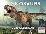 Dinosaur Calendar 2025 Kids Monthly Wall Calender 12 Month | American Made In The USA