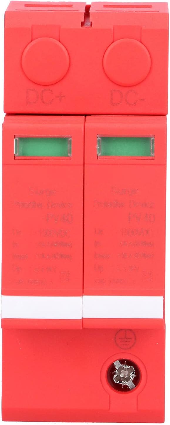YXM8 PV40 1P Surge Arrester Device Surge Protective Device, Home Surge Protector with Flame Retardant Shell Voltage Surge Arrester Device