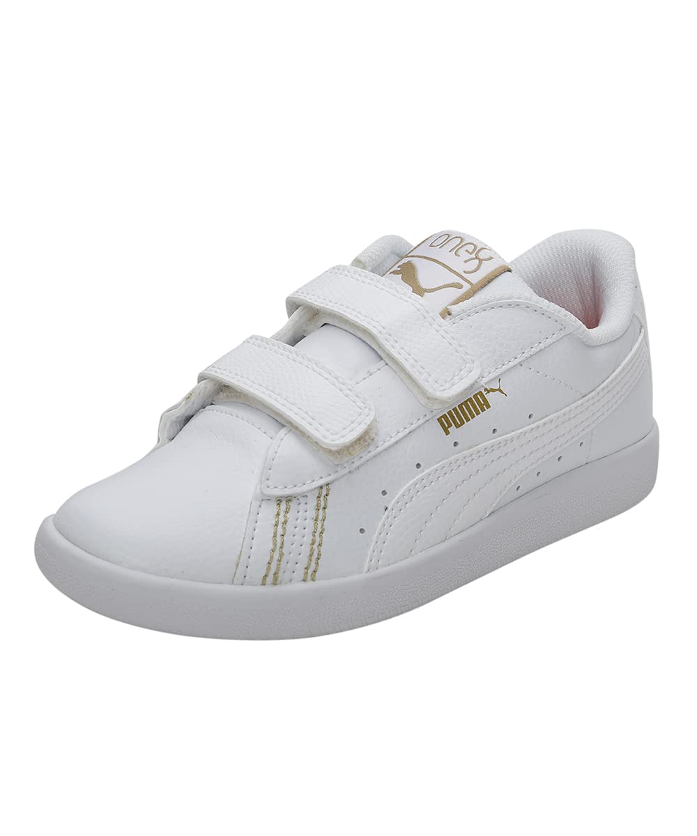 Puma Unisex-Kid Basket Classic One8 PS Puma White-Puma Team Gold Sneaker- 2 UK (37458901) (B08L9LVN5G) Amazon Price History, Amazon Price Tracker