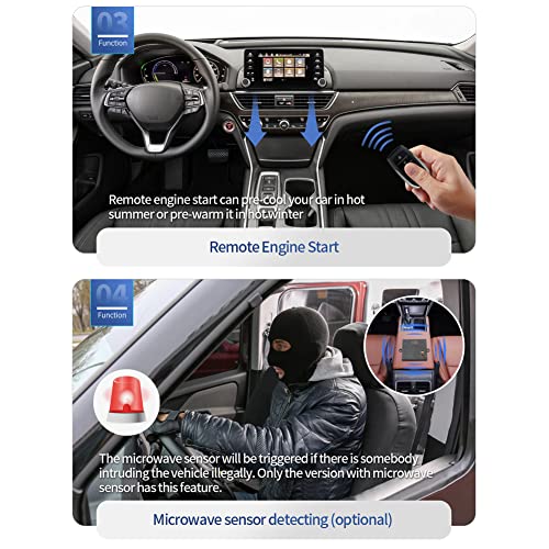 Easyguard Ec010-T2 Pke Car Alarm With Keyless Go Remote Starter Passive Keyless Entry Proximity Unlock Dc12V #TOP4