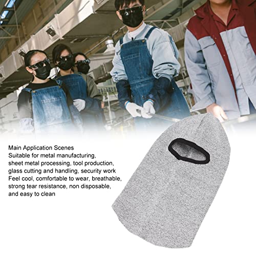 Proteção de pescoço de soldagem de 4 lados, cobertura de cabeça respirável confortável e anti-corte