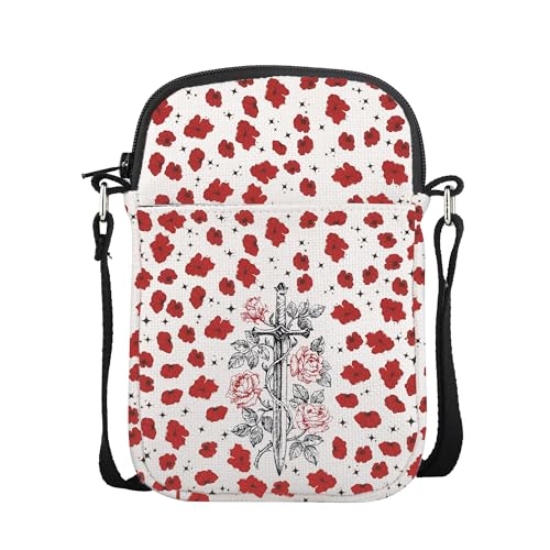 CMNIM Book Lover Merch FBAA Series Inspired Gifts Fantasy Book Mini Crossbody Bag Book Gift for Fan