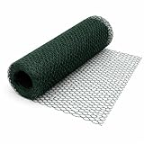 Wühlmausgitter 1 x 25 m, Stabiler Wühlmausschutz für Hochbeet und Rasen...