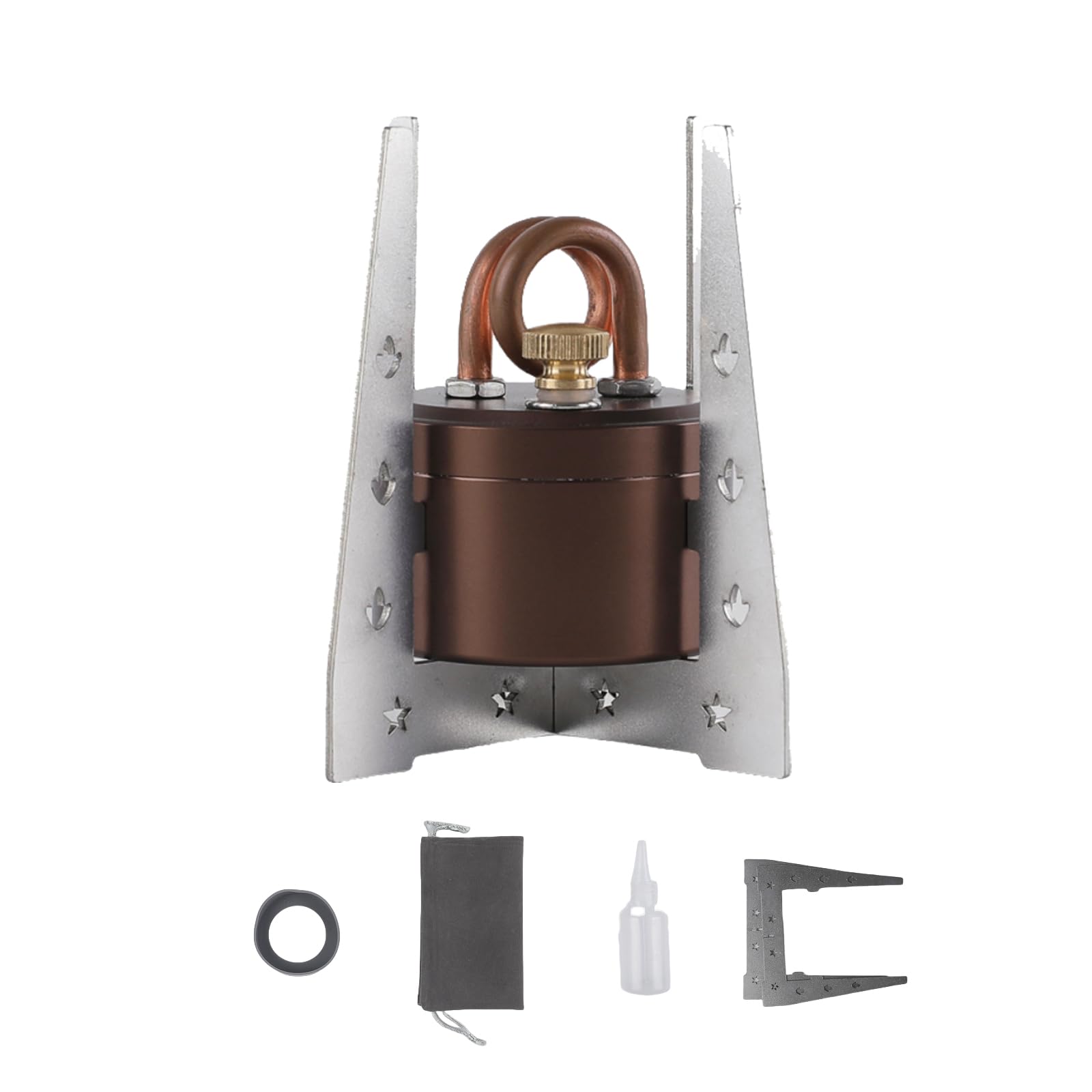 Amazon.com: Gexdes Portable Mini Alcohol Camping Stove - Foldable