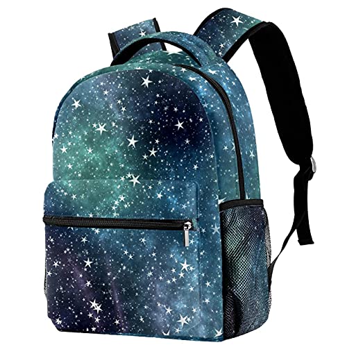 Sac à dos de voyage bleu étoiles pour les vacances scolaires et les sorties en famille