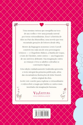 Alice no país das maravilhas: Edição com ilustrações originais, com POSTAL de BRINDE