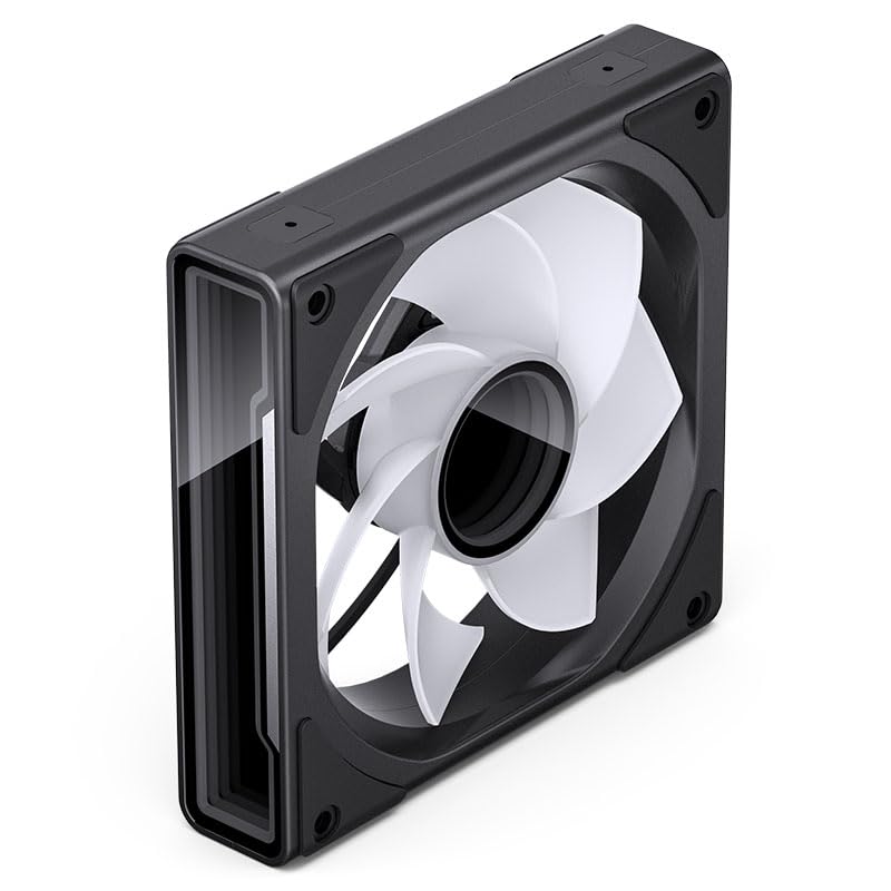 Jonsbo ZK-120BR ARGB Reverse Blade PWM L?fter, 120mm, 3er-Pack - schwarz