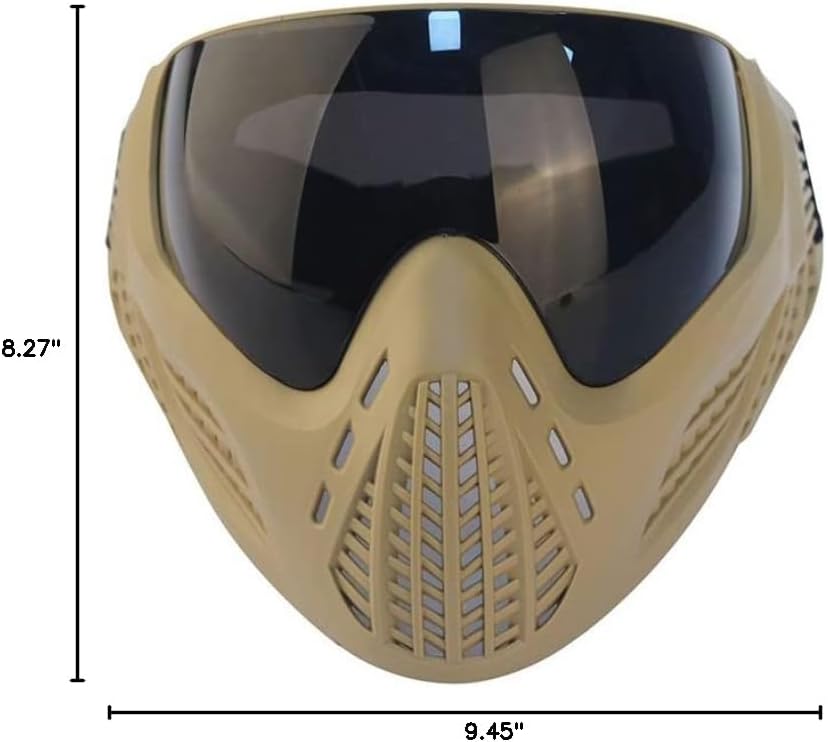 Tactical Paintball PC Mask Outdoor Shooting Sports Gear