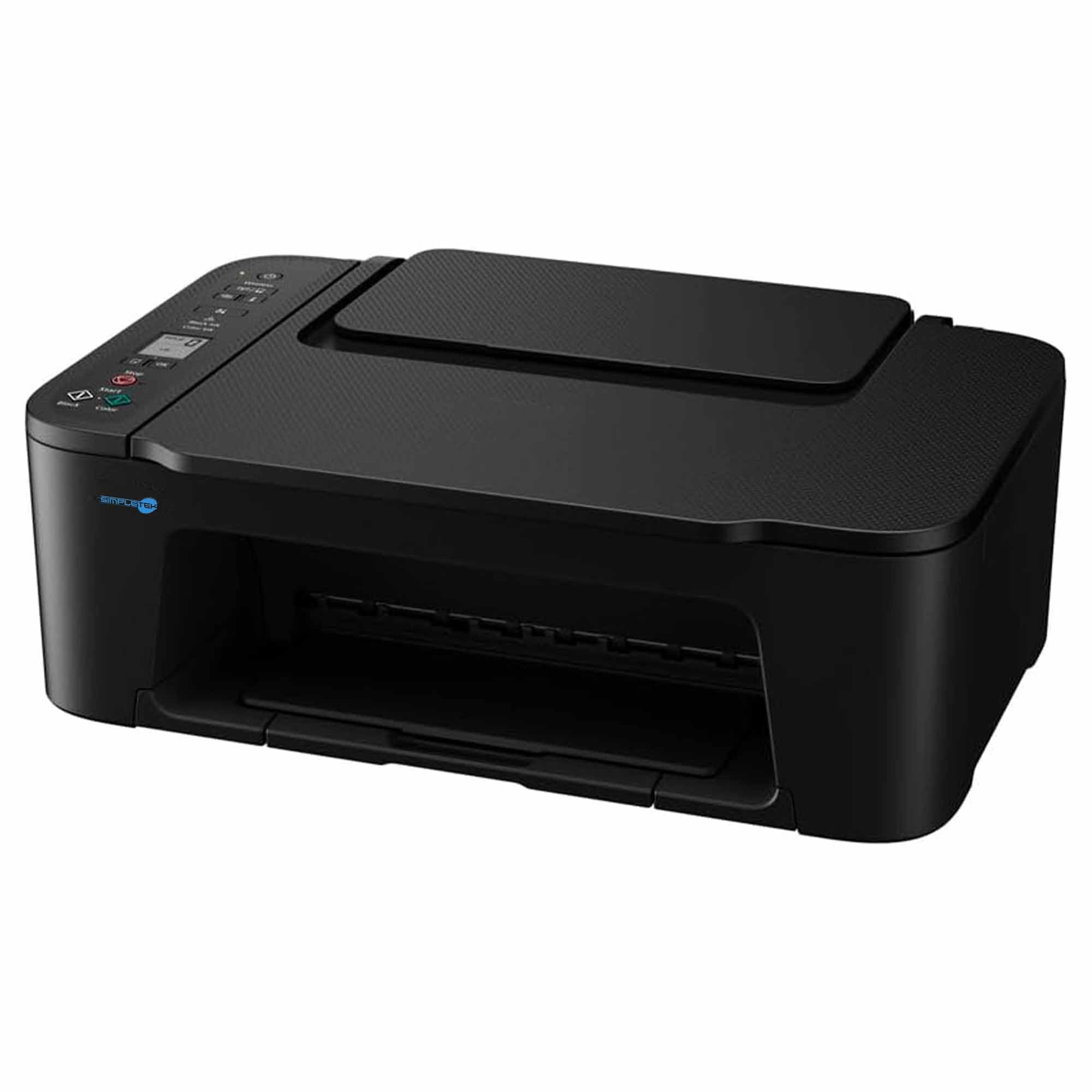 SIMPLETEK - Stampante Inkjet Multifunzione a colori - WIFi Dual Band USB - Display LCD | Stampa, Scan, Copia | Ideale per casa e ufficio