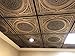 Steampunk-Faux Tin Ceiling Tile - Antique Silver 25-Pack