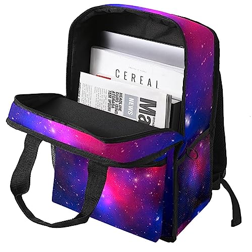 Sac à dos 35.5x26x12 cm multicolore romantique à sangles ajustables