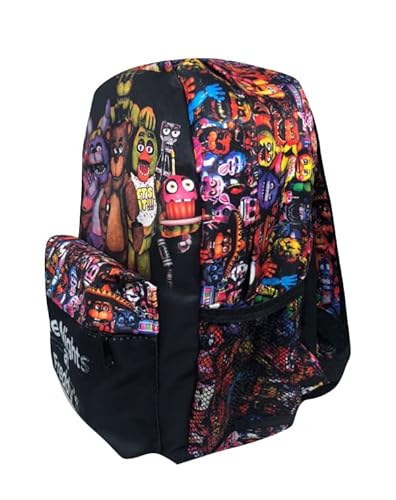 Mochila Five Nights at Freddys + Estojo 1 zíper