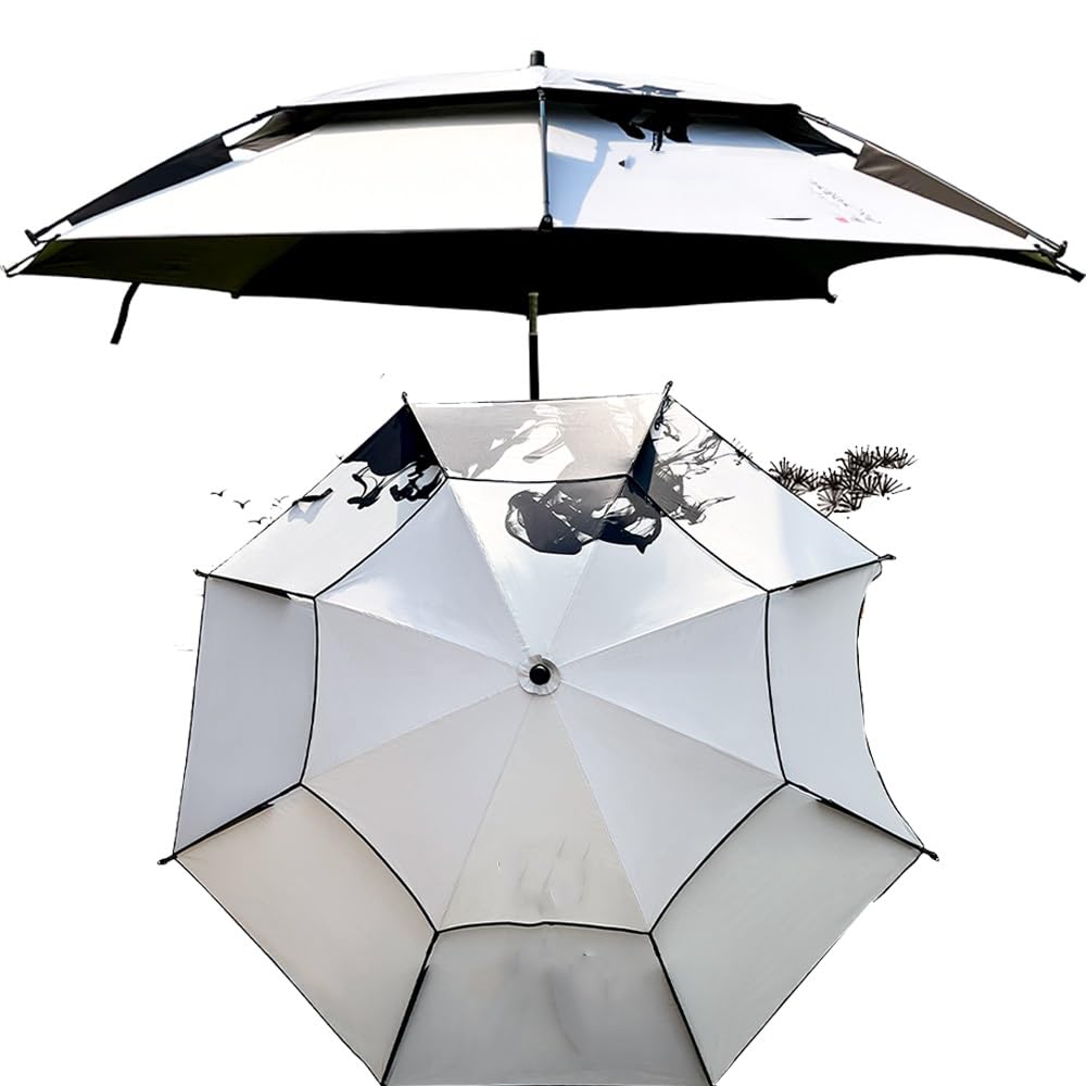 Ombrellone da spiaggia antivento portatile, parasole, riparo per la pesca, gazebo per patio, giardino, piscina, cortile