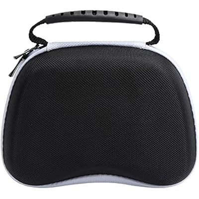 FAUOSWUK Controller Bag, Nylon Gamepad Storage Pouch with Portable Handle, Drop Proof Dust Proof Design, for Game Controllers and Small Accessories