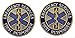 EMT Emergency Services First Responder Patch 2PC Bundle Set - 3 x 3 inch Hook Fastener B333