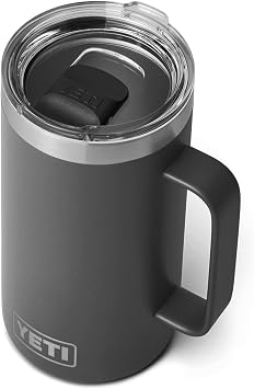 YETI Rambler 24 oz Mug, Vacuum Insulated, Stainless Steel with MagSlider Lid