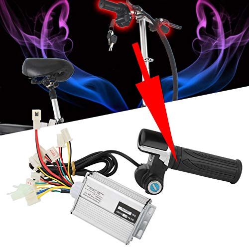 Keenso Scatola di Controllo del Motore 36v 1000W Regolatore di velocità Impugnatura Multifunzione per acceleratore a Pollice per Scooter Elettrico E Triciclo per Bici da Bici
