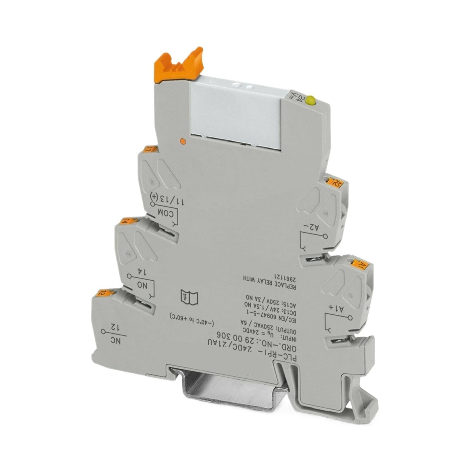 Relay module 2900306 PLC-RPT- 24DC/21AU 1 PDT Relay Module 24V DC Input