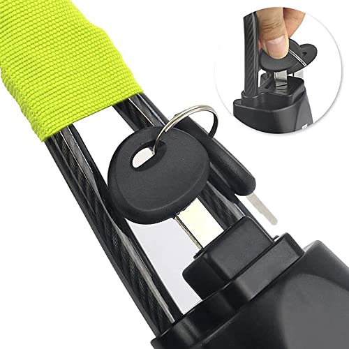 Steering Wheel Lock The Club Car Anti Theft Seat Belt Security Anti-Theft Handbag Fit Most Cars Vehicle Prevention with Key for Vehicles Truck SUV Van by WANGLINKX - Image 4