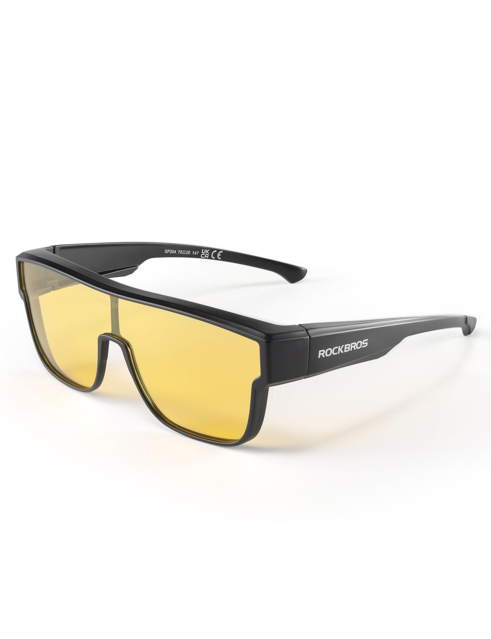 ROCKBROS Polarized Fit Over Cycling Glasses for Women & Men Night Enhancing — image 1