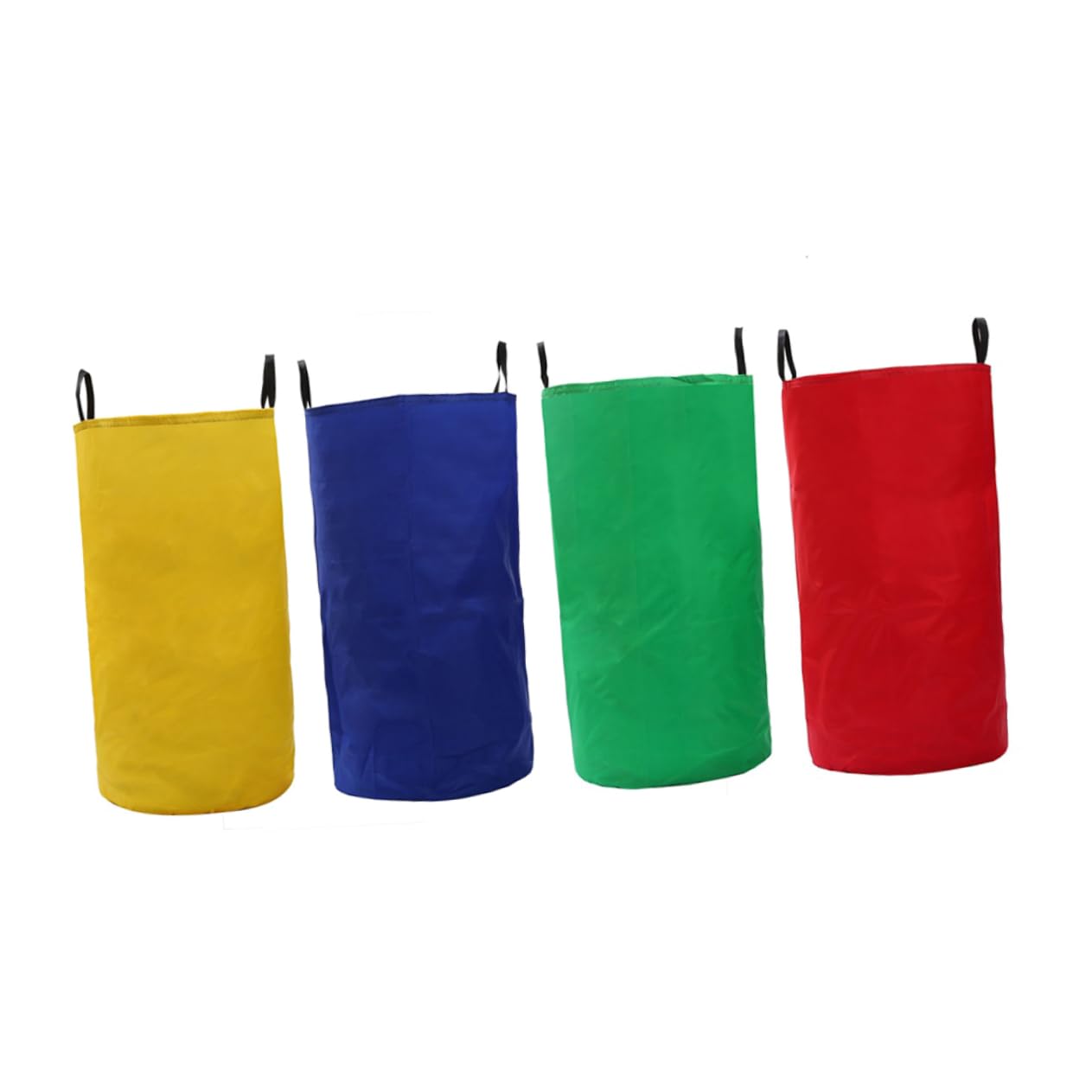 Sosoport 4Pcs Outdoor Sack Race Bags for Jumping Bags with Unique Handle Design Fun Lawn Game for Boys and Outdoor Play Equipment