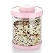 Produktbild CASILE Milchpulver-Spender Glas Portable Milchpulver-Vorratsbehälter Gesunde Lagerung Lebensmittel frisch und trocken halten,Pink,500ml
